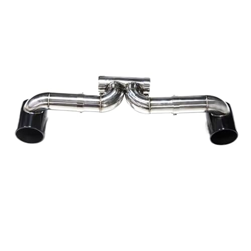 Silenciador punta de escape boquilla tubo doble negro para Porsche 718 Boxster GT3