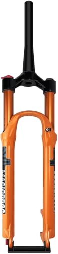 DECAKE Horquilla de suspensión para Bicicletas de montaña de 26/27,5/29 Pulgadas, 1-1/8' Recta/cónica, amortiguación de Rebote de 120 mm, Horquilla Delantera de Cierre rápido de 9 x 100 m