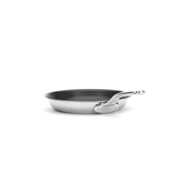 DE BUYER Padella Antiaderente AFFINITY, Acciaio Inox Multistrato, Rivestimento Interno in Ceramica, 28 cm, Compatibile con Induzione
