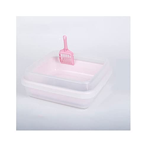 Lettiera per Gatti Forniture for animali domestici Ampia Bedpans a prova di spruzzi semi-chiuso a prova di spruzzi rimovibile Box Cat WC Semplice Bedpans Semplice, facile da pulire Toilette per Gatti