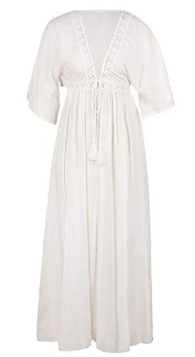 Saida de Praia Cardigã Feminina de Renda - KLJR