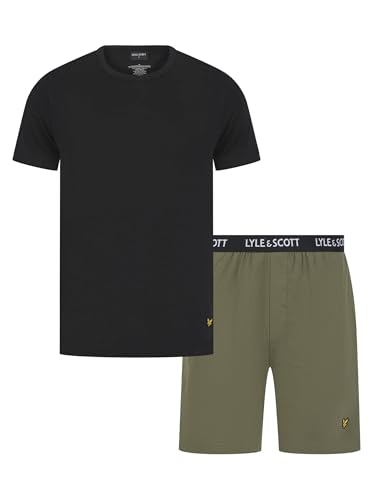 Ensemble pyjama homme Lyle & Scott Charlie Lounge bleu nuit chic