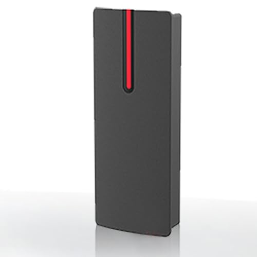 Gettimore Lector de tarjetas de proximidad 125Khz1356Mhz con control de acceso de salida WG2634, color negro