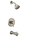 Moen UT2193EPBN Align M-CORE 2-Series 1-Handle Tub and Shower Trim Kit, Valve Required, Brushed Nickel