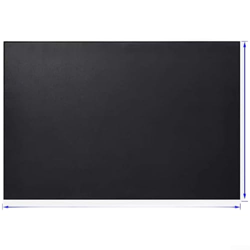 Tappetino protettivo ignifugo con materiale in fibra di vetro rivestito resistente al calore, per l'uso su terrazze e terrazze all'aperto (nero, 91,4 x 121,2 cm)