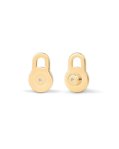 PAVOI 14K Yellow Gold Plated Lobe Lifters for Heavy Earrings for Women - Earring Backs for Droopy Ears - Comfortable Backings for Studs Fashion Jewelry Accessories