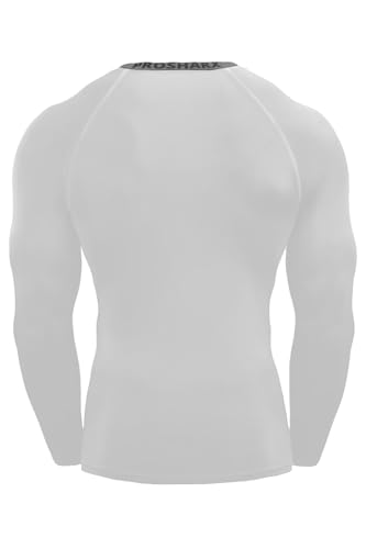 Image of PROSHARX Men's Premium Full Sleeve Compression T-Shirt - Athletic Base Layer Tights for Fitness & Sports