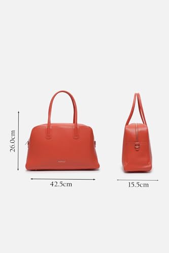 Image of Allen Solly Women's Oversized Tote & Travel Handbag | PU Leather | Sleek Minimal Design | Adjustable Strap | Travel & Commute