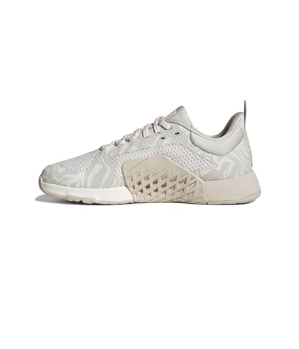 adidas Women's Dropset 2 Trainer, Chalk White/Alumina/Alumina, 12.5