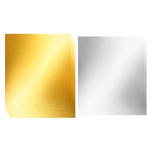 Láminas de Foil para Repujar - 5 Piezas De Uso Intensivo y Doble Cara - Set de Hojas de Foil Dorado para Realce y Manualidades - Para Escuela, Oficina, Fiestas, Navidad, Manualidades, Metal Y Tarjetas | Ya disponible en tu tienda friki favorita! En mundofriki.es!