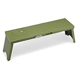 イセトウ(Isetou) アウトドア テーブル Picno (ピクノ) 1台入り グリーン 組立時:約幅12.0×奥行41.7×高さ13.0cm 日本製 ピクニック 運動会 お花見 連結 天板トレー ドリンクホルダー I-569-1