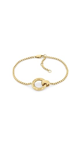Bracelet chaîne Tommy Hilfiger pour femme en acier avec charm rond élégant