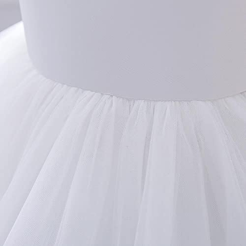 Dressy Daisy Baby Girls' Special Occasion Dresses Wedding Flower Girl Fancy White Dress Size 18-24 Months #TOP4