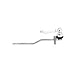 Newport Brass 505 Solid Brass Front Mount Tank Lever, Biscuit