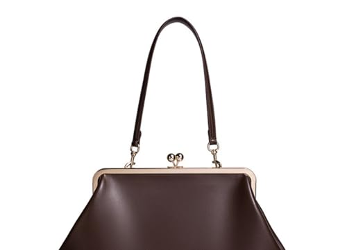 Sac à main vintage à clip de créateur avec finitions dorees - 7