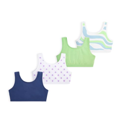 Image of YouGotPlanB Cotton Sports Bra | Ages 8-16 Years | U-Shaped Style | Non-Padded, Double-Layered for Coverage