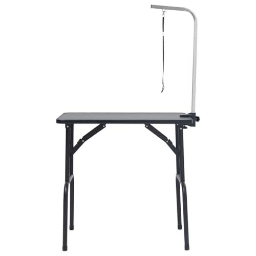 Mesa plegable Mangloder de 81 cm que evita resbalones de perros 3