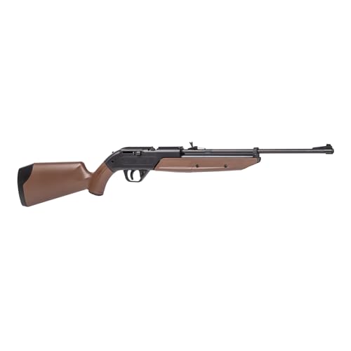 Crosman 760 Pump Master Variable Pump .177-Caliber Dual Ammo Air Rifle - Shoots Pellets and BBS - 700 FPS - Brown