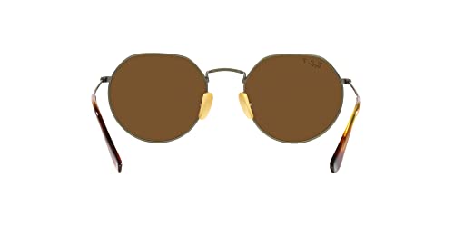 Image of Ray-Ban Junior Kids'RB8165 Jack Titanium Round Sunglasses