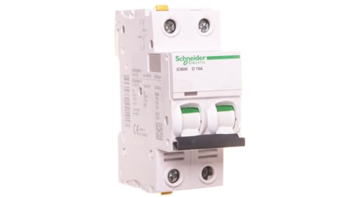 Schneider Electric A9F05216 Leitungsschutzschalter iC60N, 2P, 16A, D Charakteristik
