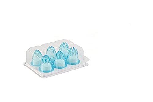 Silikomart 73.101.99.0096 BPC6A Coffret de 6 Douilles Polycarbonate