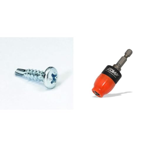 Vis auto perceuses 13mm Placo et embout Edma pour éviter de trouer le plâtre - 2