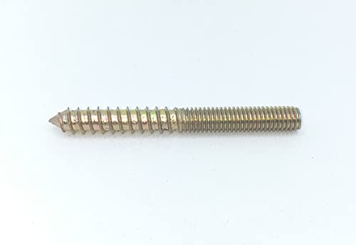 Image of Hanger Bolt M8x75 Double Headed Bolt Self-Tapping Screw for Furniture 10Pcs
