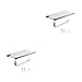 teng hong hui 2 Set di Portarotolo di carta Scaffale da parete per smartphone in alluminio da bagno Scaffale pensile Organizzatore anti-goccia Dormitorio