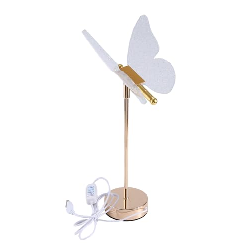 Lampe de bureau papillon avec installation facile pour éclairage intérieur de nuit - 5