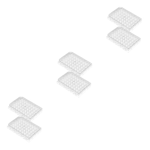 CIYODO 3sets 48-Hole Reaction Plates Cell Culture Trays for Lab Use Easy Maintenance 2pcs*3