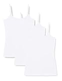 top language jobs ireland Tank Top für Damen, 3er Pack, Rundhals-Ausschnitt, schmale Träger, figurbetonte Passform, Stretch, Jersey-Style