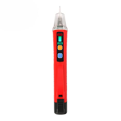 Image of Test Pencil, UT12D AC Voltage Detectors High Sensitivity Non-Contact Test Pencil AC /24V~1000V Electricity Detect Pen with LCD Display LED Flashlight