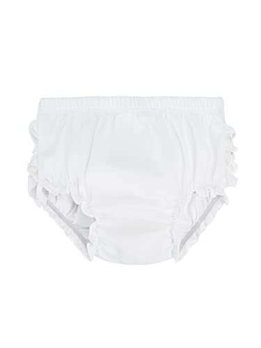 Century Star Baby Bloomers Ruffle Diaper Cover For Toddler Girls Newborn Toddler Kids Panties Bloomers Girl's Cotton Shorts A White 0-6 Months #TOP1