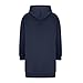 MaMiDay Long Hoodies for Women Zip Up Double Zipper Fleece Jacket Tunic Sweatshirts Fall Winter Fashion Clothes Navy