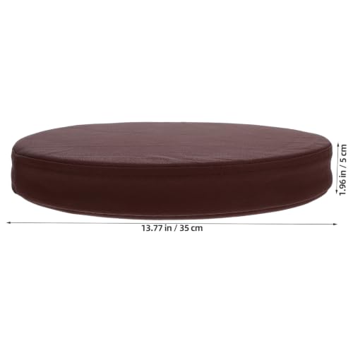 Cojín de asiento redondo de espuma y material sintético para silla 3