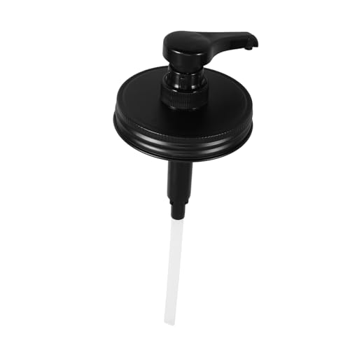 GRIRIW Sturdy Material Jar Syrup Dispenser Pump Lids Bottle Pump Replacement for Soap Honey Sauce