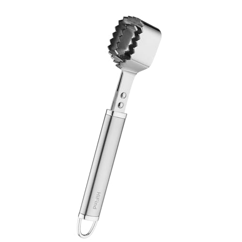 Stainless Steel Meat Tenderizer, HIFIND Kitchen Hammer, Kitchen Mallet for Chicken, Conch, Veal Cutlets & Beef, Steak Pounder Flattener, Non-Slip Grip Dishwasher Safe