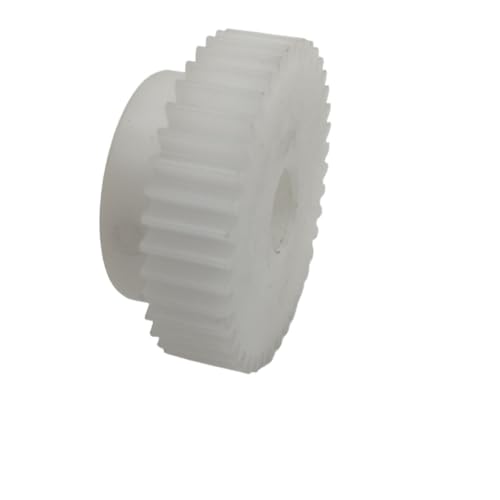 Cylindrical Drive 1pcs 0.8 Module 35 Teeth POM Straight Teeth Pinion 0.8M 35T Plastic Gear with Step Cylindrical Mechanical Spur Gear Rack Machinery(4mm)