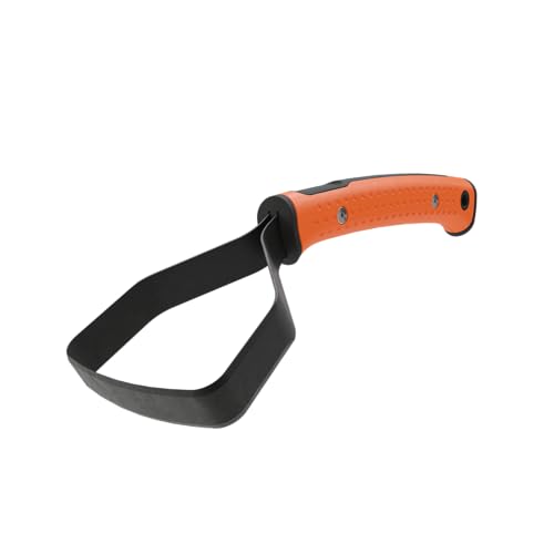 Terradix Handhacke zur Unkraut Bekämpfung, ergonomischer Griff, 9cm breit, gehärtete Stahlklinge, beidseitig geschliffen, Profiqualität
