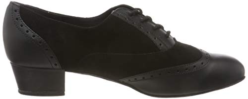 Tanzschuhe für Damen Diamant 063-029-070 in Schwarz für Standard und Latein