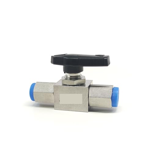 Válvula de bola acero inoxidable 316 hembra para tuberías de gas comprimido 2
