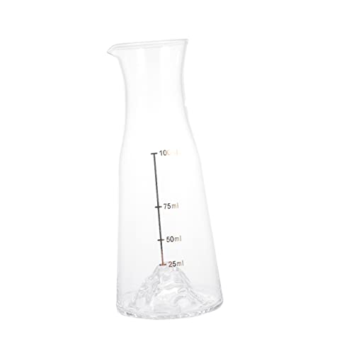 COLLBATH Glass Decanter Unique Design Lead Wine Container for Family Gatherings