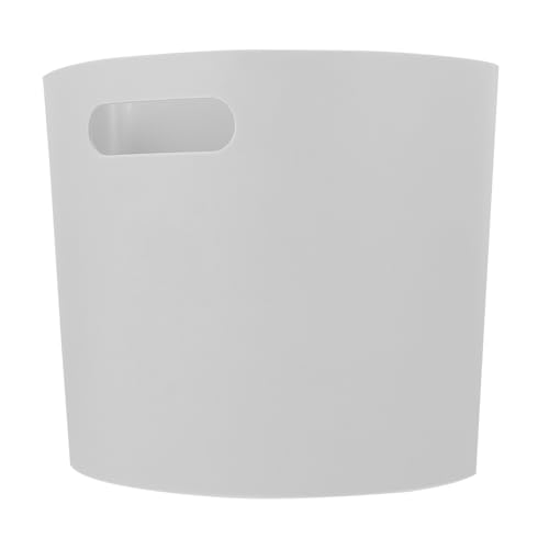 FONDOTIN Pattumiera da Parete Sospesa Piccola Grigio Bianco Contenitore per Cucina Bagno e Ufficio Design Robusto Uso Quotidiano