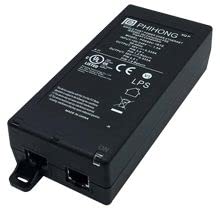 POE60U-1BT-5-R, POE Midspan; Power Injector, 60W 56VDC 1.07A, 90-264VAC in; 5G, AC: C14, DC: RJ45 miniatura 1