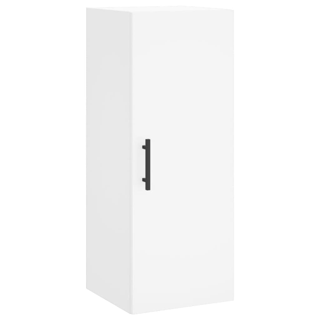 Armadio da parete bianco, 34,5 x 34 x 90 cm, in legno