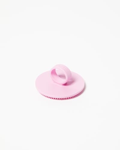 Image of Face Scrubber - Handheld Facial Tool, Deep Cleansing Exfoliating Facial Brush. Fights Acne with Gentle, Silicone-Like Bristles, Long Lasting, & Hypoallergenic (Pink)