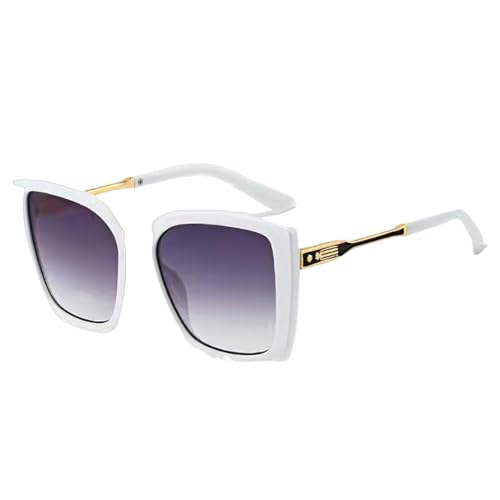 Lunettes de soleil femmes au design exquis et monture large