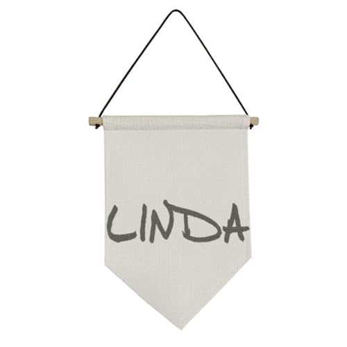 Bannière en toile LINDA pour personnaliser une chambre d'enfant ou un bureau moderne