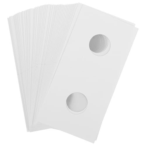 Cartones de papel blanco para guardar monedas estuches de almacenamiento numismático pack de 400