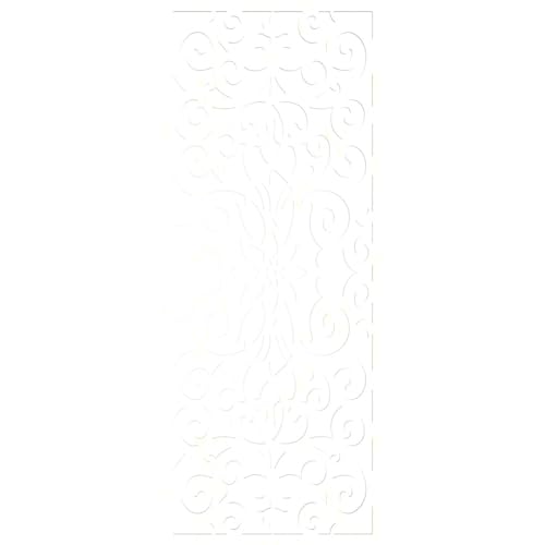 Image of Buel Decorative Pierced Fretwork Wood Wall Panels, 33 3 /8 inchW x 84 3 /8 inchH x 1 /4 inchT, Birch